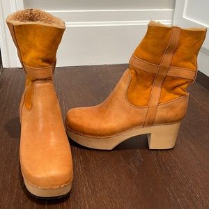 Hasbeens Swedish Brand Brown/Tan Boots Size 40